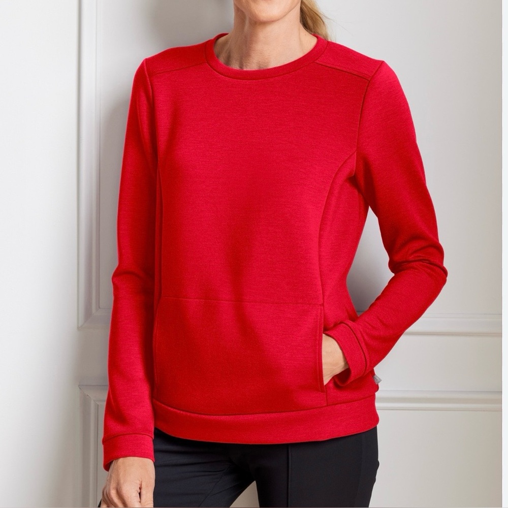 Talbots Vibrant Red Top